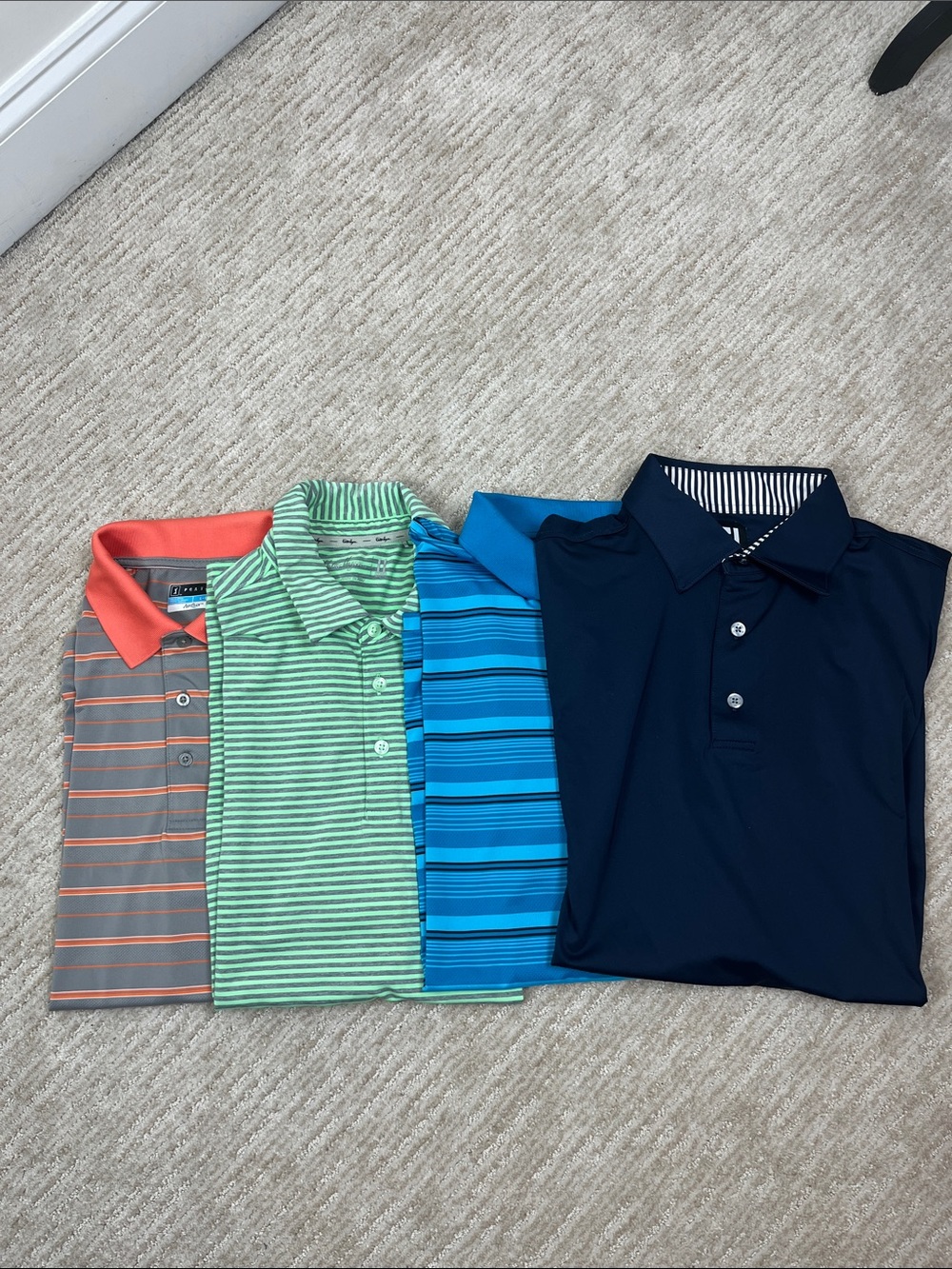 Men’s Golf Polo Bundle of 4 Size L PGA Tour FootJoy Walter Hagen Performance